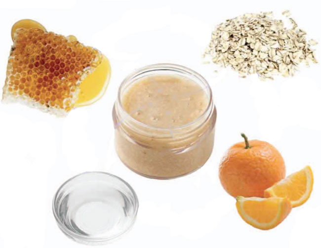Honey And Oat Scrub For All Skin Types